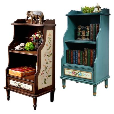 China Promotion Wholesale Antique Wooden September Factory Large Capacity Storage Mondern Handmaded Antique Bookcase for sale