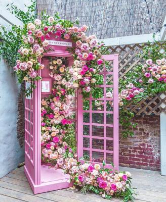 China Flower arrangement in success of artificial flower and institut of statistics of foam base S02378 Amazon Amazon other decorative flower runner phone booth flowers and plants for wholesale for sale