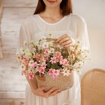 China L06563 Party Wedding Party Decoration Artificial Fake Home Decor Small Fake Oil Painting Wildflowers for sale