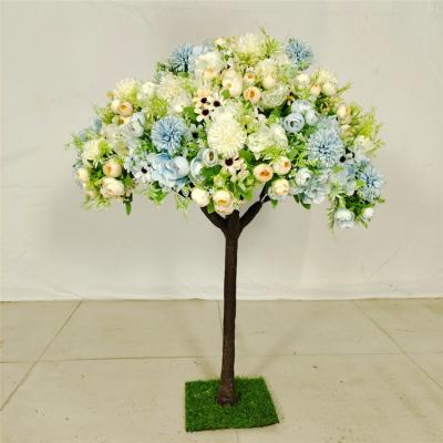 China White Artificial Tree Wedding Decor Durable Recycled Indoor Outdoor Sakura Flower Tree Cherry Blossom Tree Table Centerpiece Flower Decor SZ305 for sale