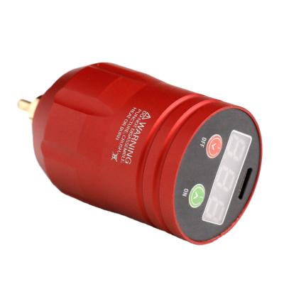 China Newest Tattoo Power Supply Hot Selling Power Supply Red Wireless Power Supply For Tattoo Machine for sale