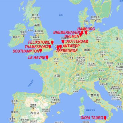 China Professional Sea Freight Sourcing Warehouse From China To Europe Forwarder Amazon FBA Europe Route for sale