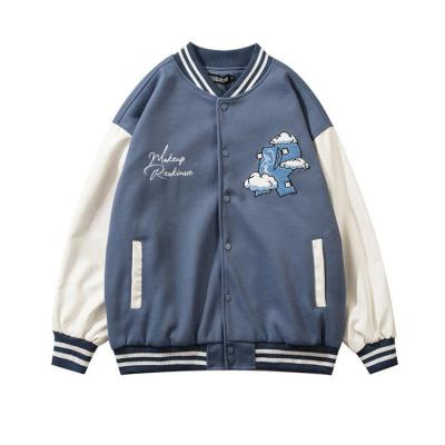 China Waterproof 2022 Made In China Top Quality Mens Letterman Varsity Jacket For Men for sale