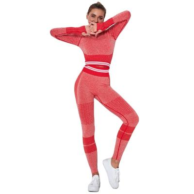 China Quality Competitive Price Guarantee Breathable Women Tight Yoga Top Tracksuits Women Sport Tracksuit for sale