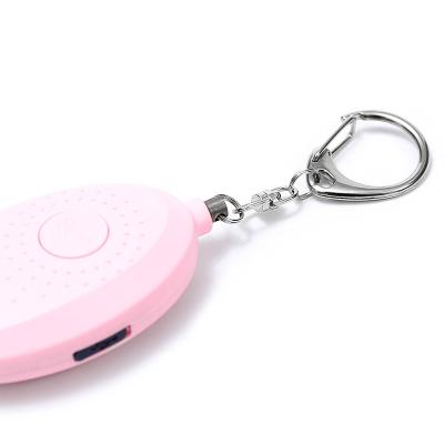 China 130db Personal Alarm With Siren 130DB Siren LED Alarm Emergency SOS Security Self-Defense Alarm Portable Led Keychain Personal Alarm For Women Kids Elders for sale