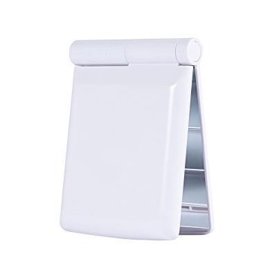 China Lighted Makeup Mirror Folding Mirror Desk Accent Three-Folding Bracket Mirror for sale