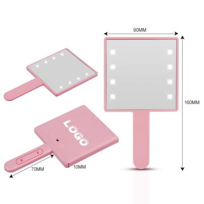 China Lighted Makeup Mirror Vanity Girl Makeup Mirror for sale