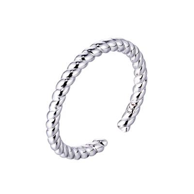 China environment friendly fina sterling silver joyeria de plata jewelry hinged plain silver 925 ring for women 925 for sale