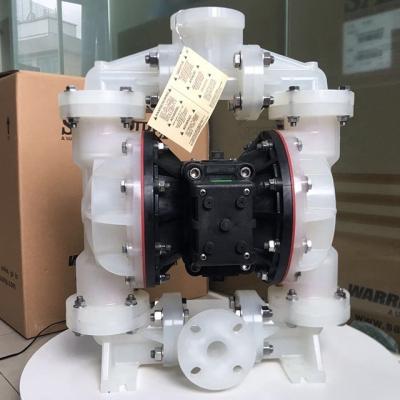 China OIL-LESS SANPIPER S1F PP/PTFE Dual Diaphragm Pump, Portable Pneumatic Driven Pump, SANPIPER PP/TF Reciprocating Pump for sale