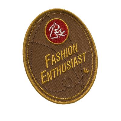 China Low Moq Custom Logo 3D Custom Embroidery Patch / Custom Embroidered Embroidery Woven Apparel Patches for sale