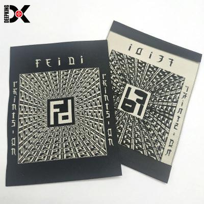 China Fashion Customized Sustainable Labels Hot Sale Sewing Shirt Bags Garment Label Tag Woven Labels For Clothes for sale