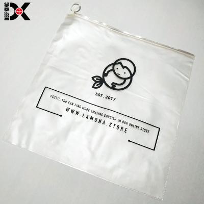 China Hot Selling Recyclable Plastic Bag With Zipper Recycled Packaging Zip Lock Bags For T Shirts Garment Clothing for sale