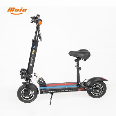 China Unisex Original 45KM Motor 10 Inch 800w Battery 20AH Electric Kick Scooters Foldable Scooter for sale