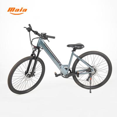 China Factory supply aluminum alloy 26 inch hidden battery electric bicycle ebike 36V/48V 250W 350W 500W electric cargo bike mountain bike for sale