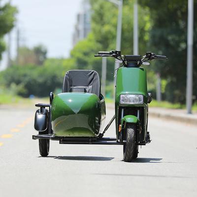 China Ural Factory Sale 1500w three wheel electric scooter sidecar passenger vintage tricycle for beach/resort/scenic spot for sale