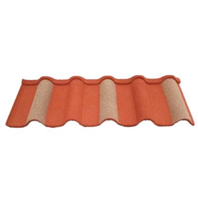 China Metal Roofing Coated Steel Shingles With Traditional Stone Roofing Tile for sale