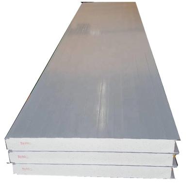 China Low Cost Roofing Materials 0.5mm Steel Exterior Insulated PU Sandwich Modern Sandwich Roofing Panel/EPS for sale