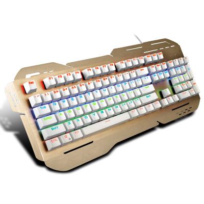 China El arco iris enciende para arriba el teclado ergonómico del juego con la base plástica del ABS en venta