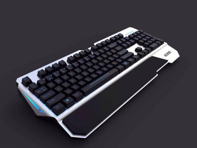 China Bezel Irared Switch Waterproof Mechanical Gaming Keyboard 104 Multimedia keys Blue Switch for sale