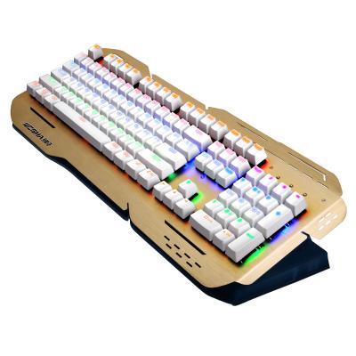 China Anti Ghosting Rainbow Color Illuminated Gaming Keyboard For PC Computer for sale