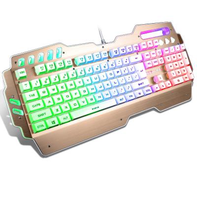 China High Performance USB Programmable Mechanical Keyboard With Rainbow Backlight for sale