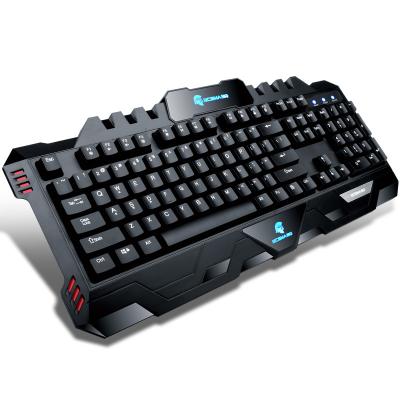 China Top Rated Backlit Gaming Keyboard Lol Metal Luminescent Cafe Computer Wired for sale