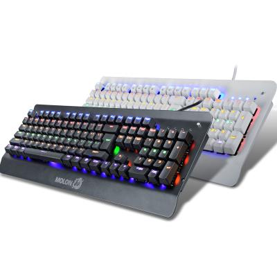 China Professional RGB Mechanical LED Backlit Keyboard With Floating Keys for sale