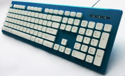 China ABS 104 Keys Computer Wired Gaming Keyboard , Mechanical Light Up Keyboard for sale