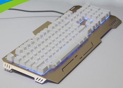 China High End Light Up Mechanical Gaming Keyboard , Slim Metal Mechanical Keyboard for sale