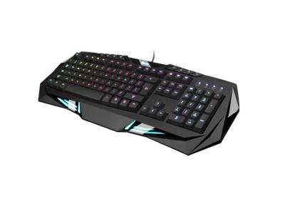 China Juego iluminado multicolor USB hecho excursionismo teclado de la PC de 3 LED atado con alambre en venta