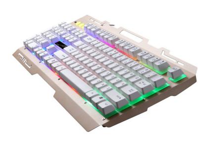 China Bunte LED belichtete drahtlose Tastatur-ergonomische grüne ruhige Spiel-Tastatur zu verkaufen