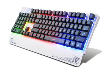 China Teclado iluminado prendido do jogo do diodo emissor de luz da cor de USB 3 pro para chaves do Gamer 104 à venda