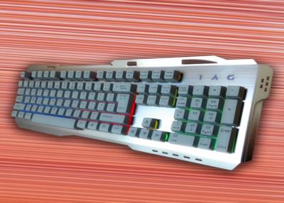 China Wasserdichte verdrahtete LED Multimedia-mechanische Tastatur der Spiel-Tastatur-USB zu verkaufen