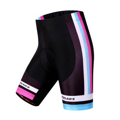 China Antibacterial Ladies Padded Cycling Shorts Women's Antibacterial Mountain Bike Shorts for sale