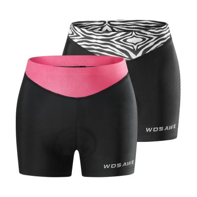 China WOSAWE Breathable Women's Cycling Underwear MTB Inner Padded Bike Shorts High Waist Quick Dry Underpants Bikes Cycling Briefs for sale