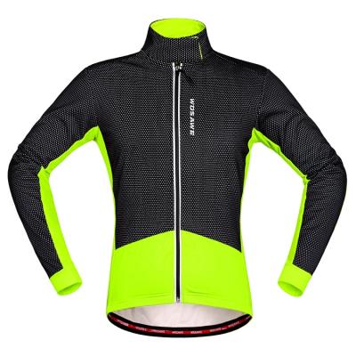 China Breathable Team Long Sleeve Mens Thermal Fleece Jersey /bicycle Cycling Jacket for sale