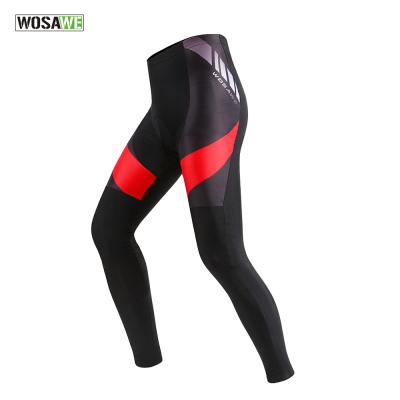 China WOSAWE Antibacterial Cycling Pants Cycling Tights Sportswear Long Pants Protective Hip Pad Padded Sportswear Bike Pants Men for sale