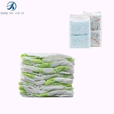 China Free Samples Manufacturer Baby Diaper Pants A Grade Disposable Diaper Plain Weave Sanitary Napkin for sale