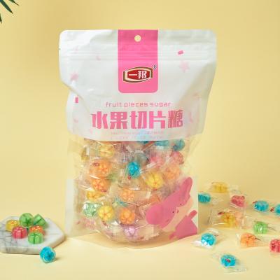 China Natural Flower Shaped Handmade Hard Candy Lollipop With Bag Bottle Box for sale