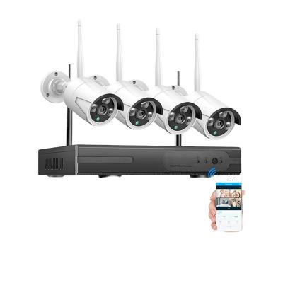 China PAN-TILT 8 Channel Hd Security System Wireless Surveillance 720p CCTV 1.0mp 8ch Wifi Nvr Camera Kit Wireless Waterproof for sale