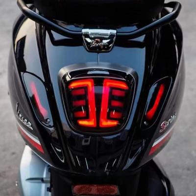 China Modified Vespa Spring 150 Plastic Sprint 150 Totem LED Rear Taillight With Smoked Black Taillight Assembly for sale