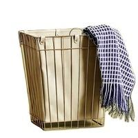 China Environmental Friendly And Durable Super Skin Metal Fiber Modern Dirty Clothes Storage Basket for sale