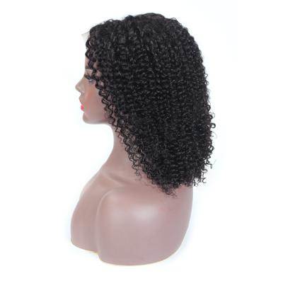 China Kinky Curly Wigs Lace Front Human Hair Wigs Peruvian Virgin Hair Curly Curly Bob Wigs No Shedding Natural Hairline RUBE for sale