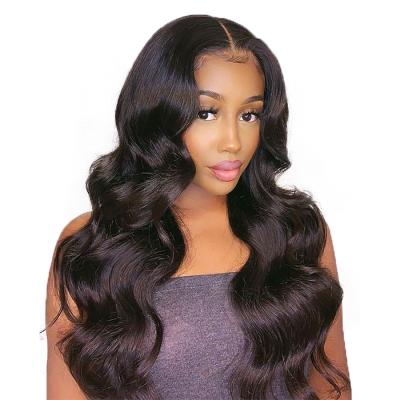 China Preplucked Hair Body Wave Cuticle Aligned Raw Indian Straight Hair T-Part Wigs Wave Hair With Baby Hair Grade 11A RUBE for sale