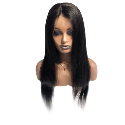 China Straight Human Hair Wigs 360 Lace Frontal Hair Wig Straight Lace Front Wig 100% Indian Human Hair RUBE for sale