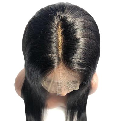 China Directly Seller Hair Virgin Cuticle Aligned Lace Front Wigs Brazilian Hair 360 Straight Lace Wigs No RUBE Shedding Hair for sale