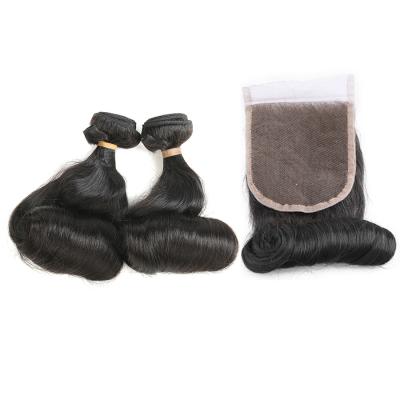 China Egg Loop Free Sample Egg Loop Bundles With Closure Hair Weaves Egg Loop 100 Bundles Hair RUBE for sale