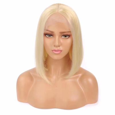 China Straight Wigs For Malaysian Hair RUBE Blonde 613 Straight Bob Wig Human Hair Wigs 100 Color Women's Hair Shorts for sale