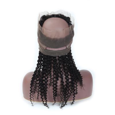 China Deep Wave Brazilian Remy Hair Cheap Lace Closure 360 ​​Lace Frontal Closure Deep Wave 100 RUBE Hair for sale