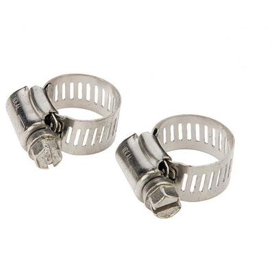 China German Type Pipe Clamp Adjustable Stainless Steel Pipe Clips Assorted Size 6-51mm Chain for sale